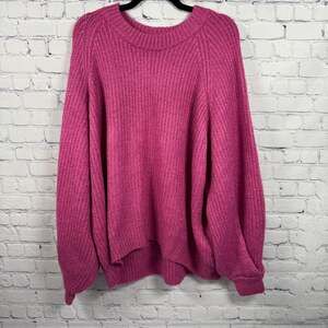 Scoop Women's Balloon Sleeve Crewneck Sweater Size XL